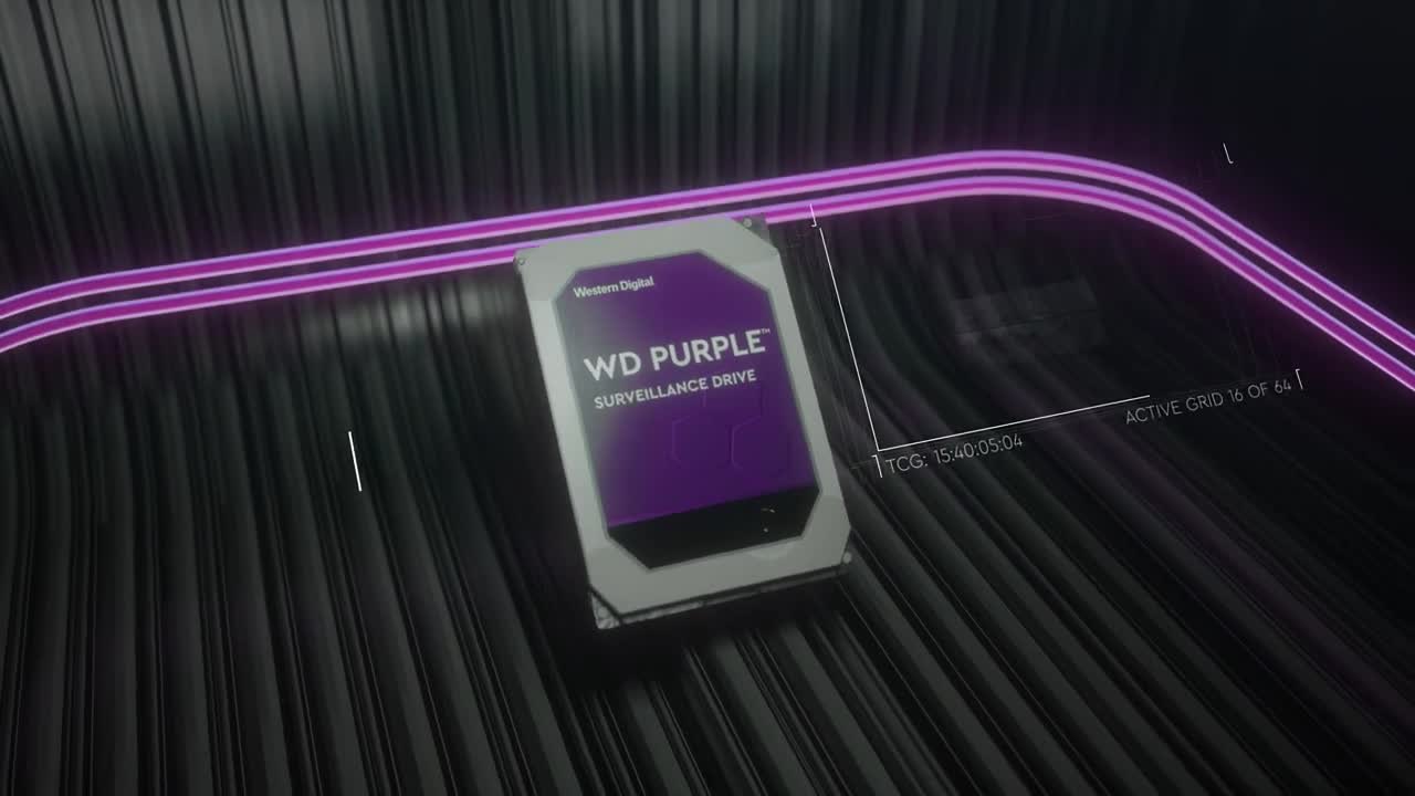 WESTERN DIGITAL 1TB PURPLE SURVEILLANCE HARD DRIVE - Image 4