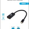 HOC CONVERTOR MINI DP TO HDMI 4K - Image 3