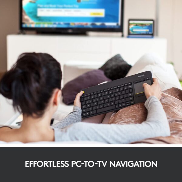 LOGITECH WIRELESS TOUCH KEYBOARD K400 PLUS - Image 4