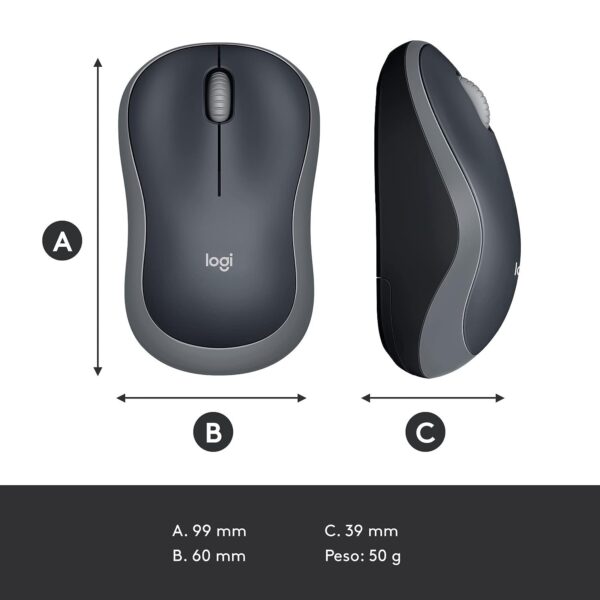 LOGITECH WIRELESS MOUSE M185 - Image 5