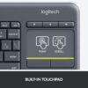 LOGITECH WIRELESS TOUCH KEYBOARD K400 PLUS - Image 6
