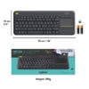 LOGITECH WIRELESS TOUCH KEYBOARD K400 PLUS - Image 3