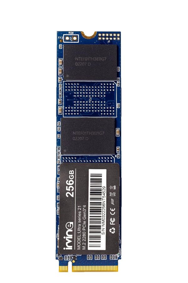 Irvine NVMe M.2 SSD 256 GB | Solid State Drive | PCIe Gen3*4 | Speed Upto 1650 MB/s - Image 2