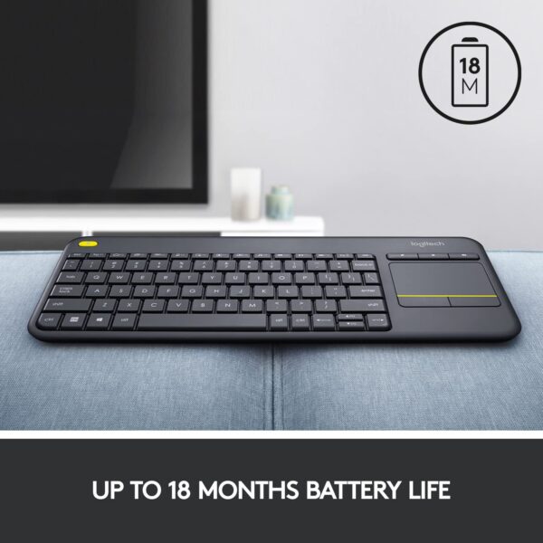 LOGITECH WIRELESS TOUCH KEYBOARD K400 PLUS - Image 9