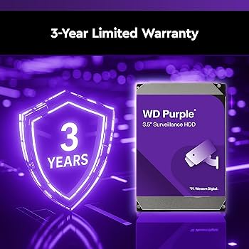 WESTERN DIGITAL 2TB PURPLE SURVEILLANCE HARD DRIVE - Image 4