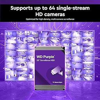 WESTERN DIGITAL 2TB PURPLE SURVEILLANCE HARD DRIVE - Image 5