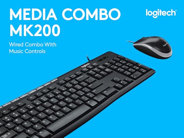 LOGITECH WIRED COMBO MK200 - Image 3