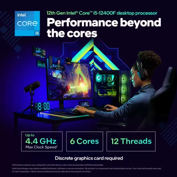 Intel® Core™ i5-12400F Processor 18M Cache, up to 4.40 GHz - Image 5
