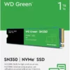 Western Digital WD Green SN350 NVMe 1TB, Upto 3200MB/s, 3 Y Warranty, PCIe Gen 3 NVMe M.2 (2280), Internal Solid State Drive