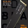 Western Digital WD Black SN770 NVMe 500GB, Upto 5000MB/s, 5Y Warranty, PCIe Gen 3 NVMe M.2 (2280), Gaming Storage, Internal Solid State Drive