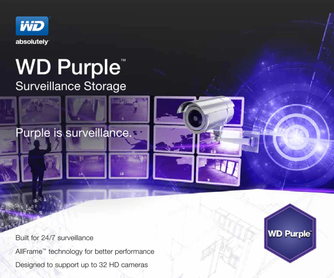 WESTERN DIGITAL 4TB PURPLE SURVEILLANCE HARD DRIVE - Image 5