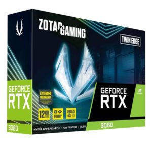 ZOTAC RTX3060 TWIN EDGE 12GB DDR6 GRAPHICS CARD
