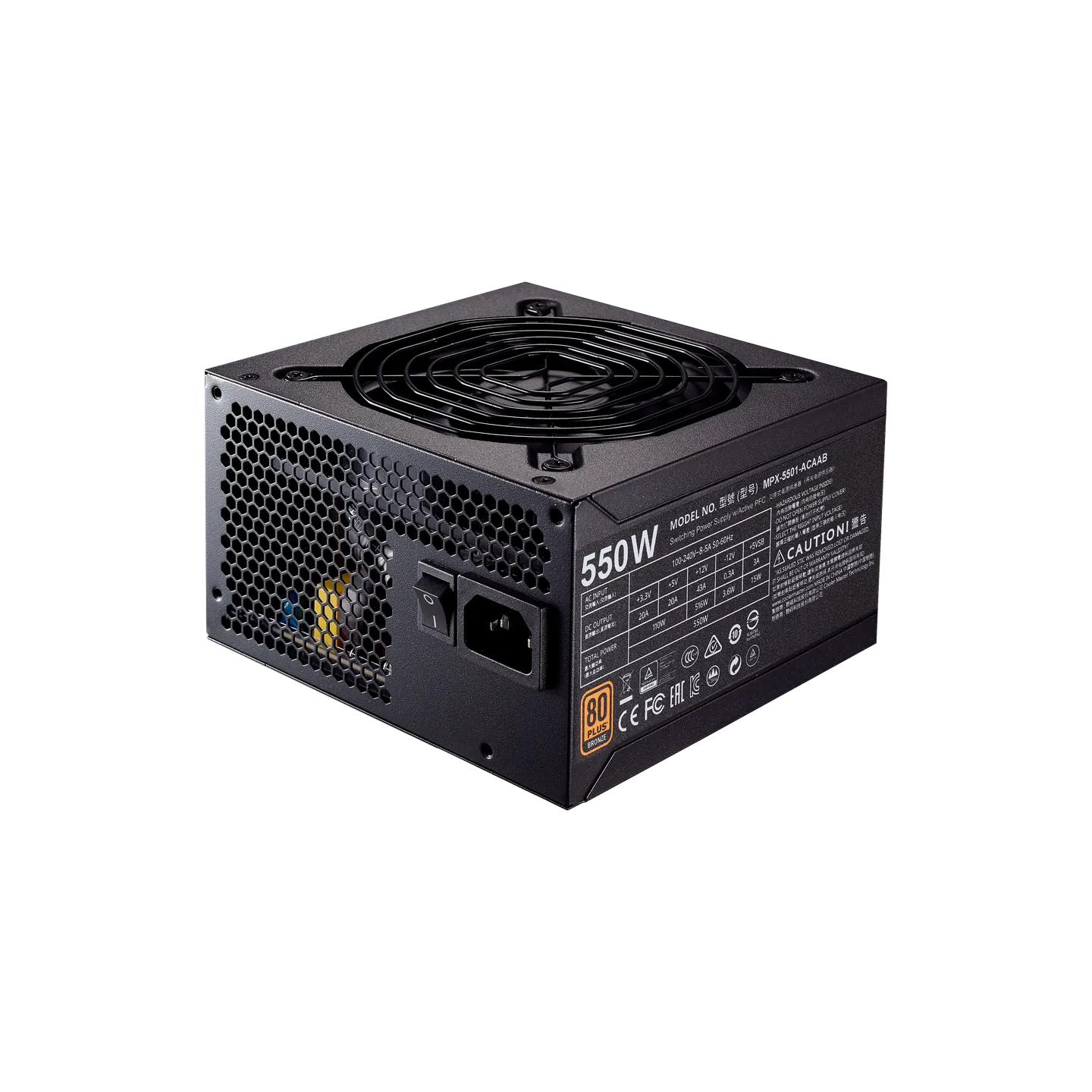 SMPS COOLER MASTER MWE BRONZE 550W V3 - Image 5
